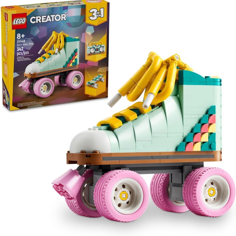 Lego Creator 3 in 1 #31148 342 pcs Retro Roller Skate